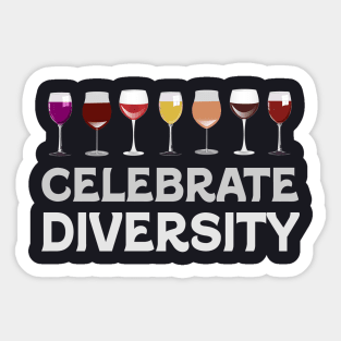 Celebrate Diversity Beer Sticker